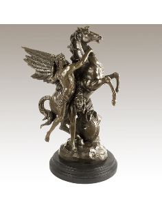 Figura de Bronce. Perseo con Pegaso