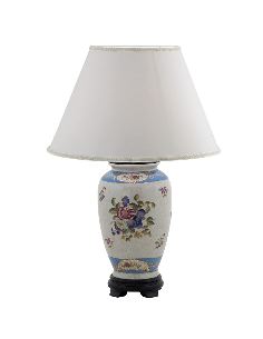 Pied de lampe en porcelaine: Pied de lampe 38cm -Milady